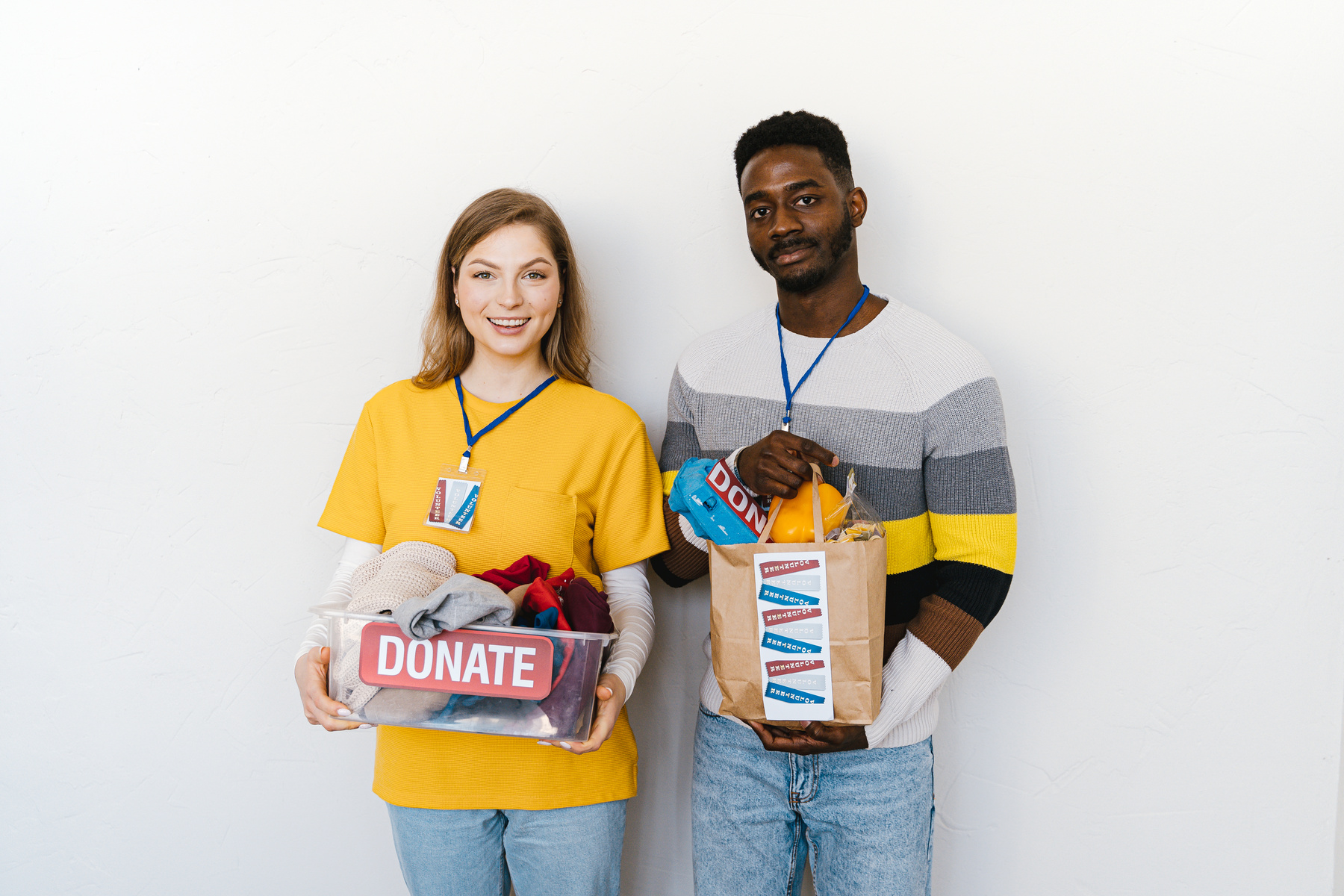 Man and Woman Looking at the Camera
